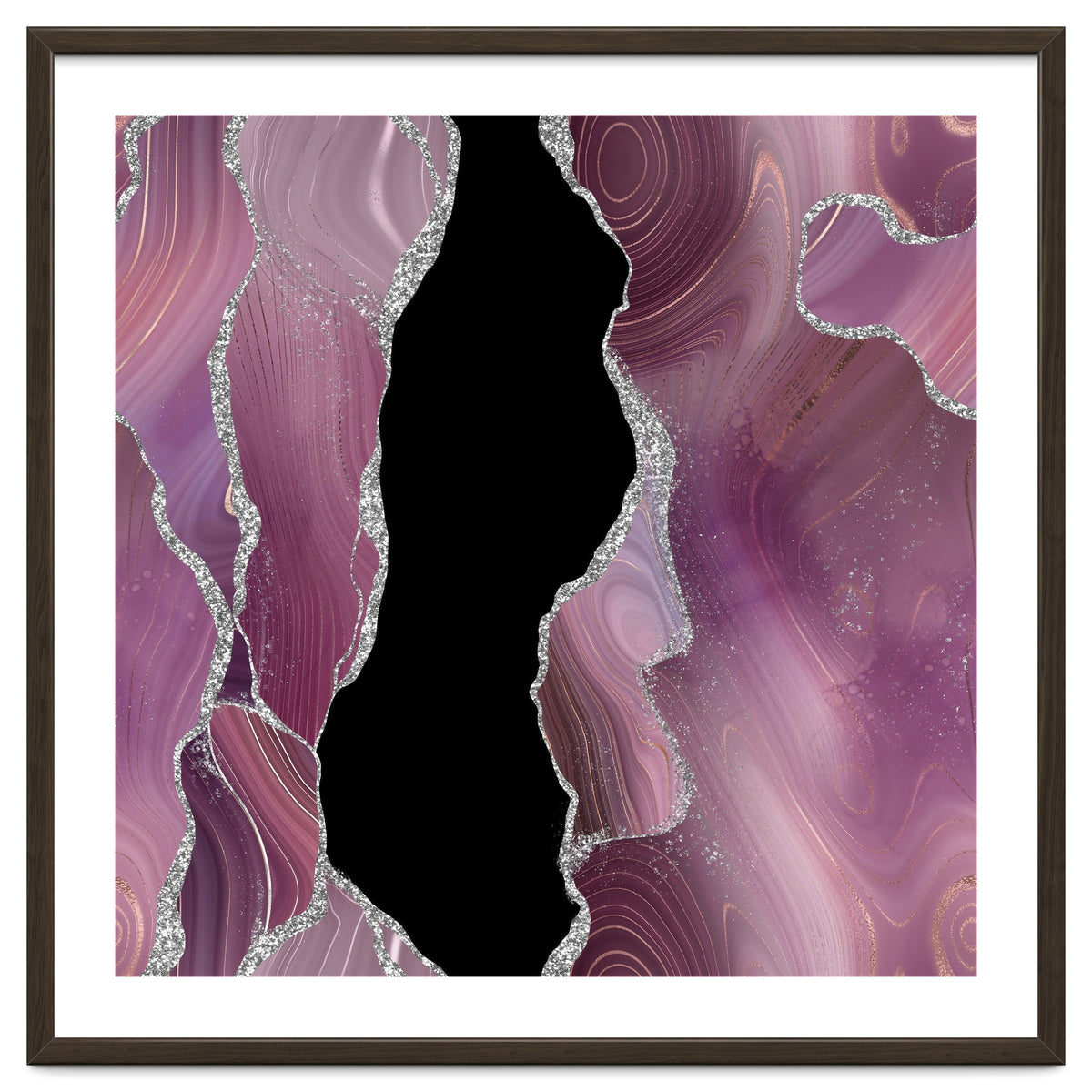 Mauve & Silver Agate Texture 01