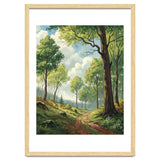 Vibrant Summer Forest Landscape Painting thumbnail