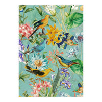Birds In Tropical Jungle  (Print Only)