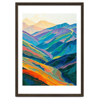 Abstract Mountain Landscape
