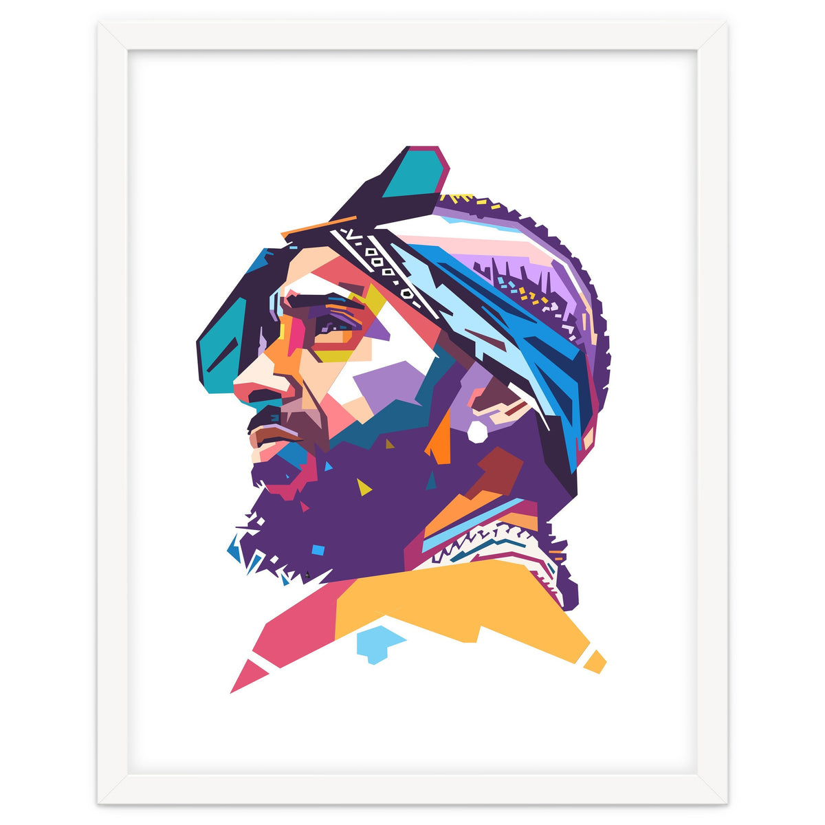 Nipsey Hussle pop art portrait