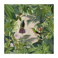 Tropical Hummingbird Jungle (Print Only)