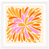 Floral Burst - pink, yellow and orange thumbnail