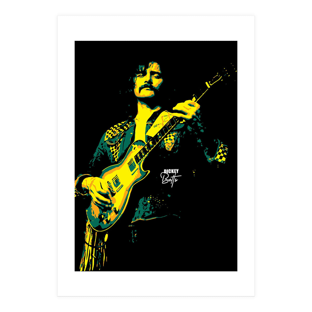 Dickey Betts American Rock Guitarist Legend 2 (Print Only)