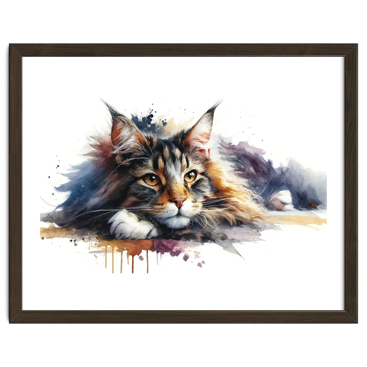 Maine Coon Resting Portrait