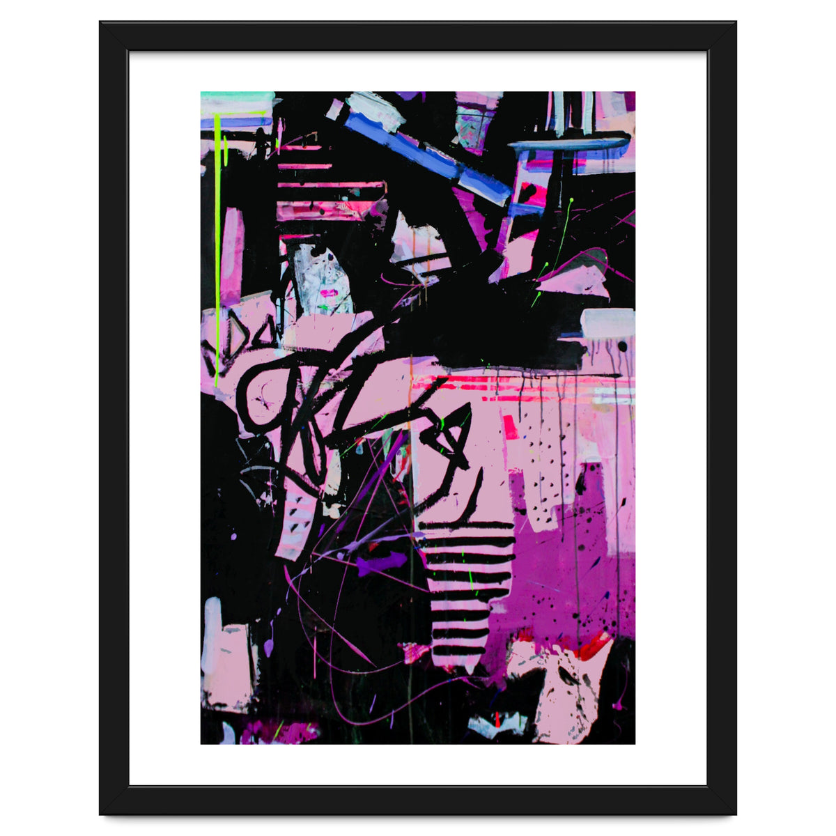 Wild Child Abstract Acrylic Colorful Arthaus Michelle Williams