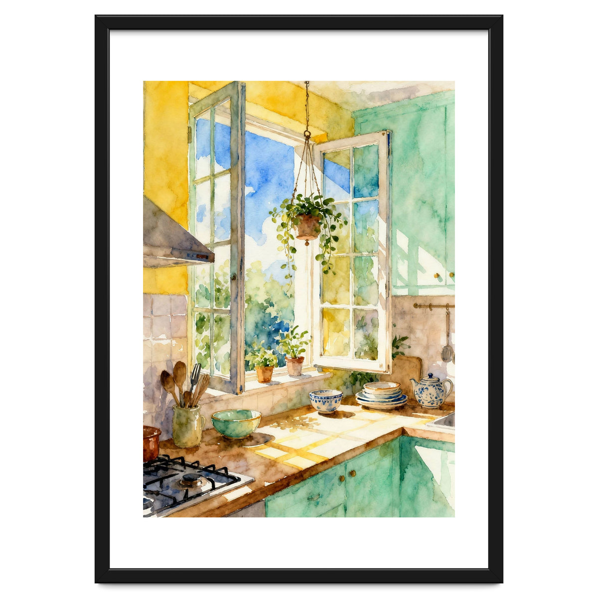 Matisse Inspired Kitchen Room