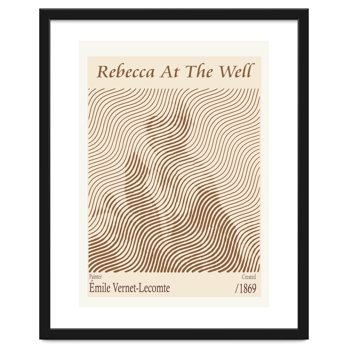 Rebecca At The Well – Émile Vernet Lecomte (1869)