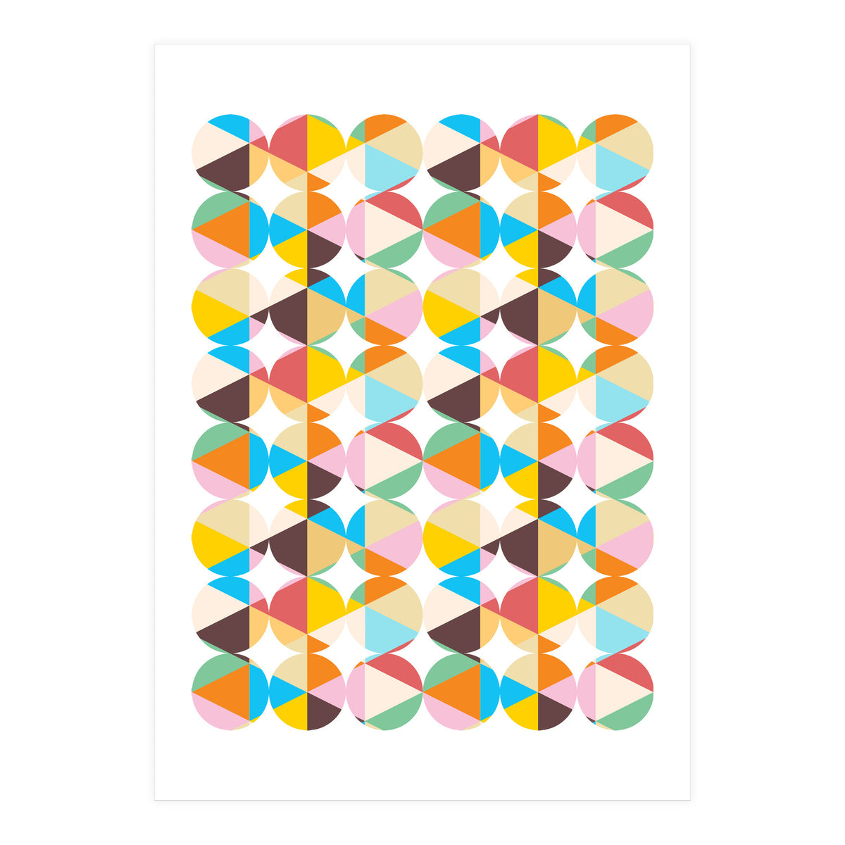 Retro Geometry #society6 #decor #buyart (Print Only)