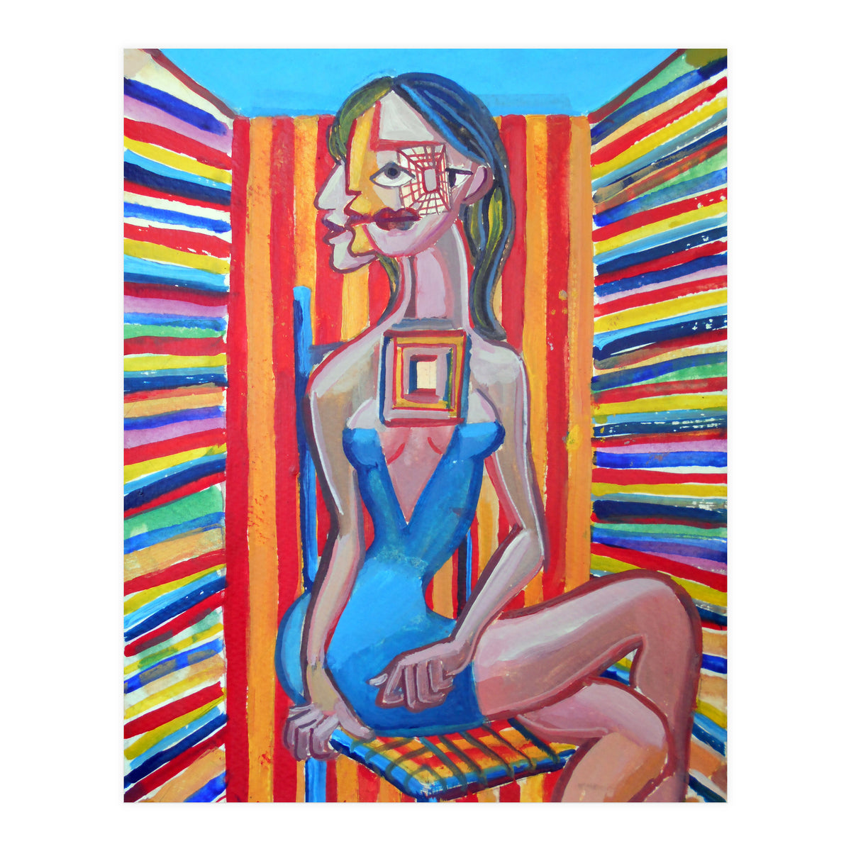 Mujer En La Silla 7 (Print Only)