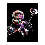 Dizzy Gillespie American Jazz Trumpeter Legend Colorful (Print Only) thumbnail