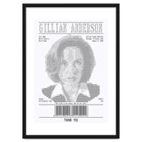 Receipt Art Gillian Anderson thumbnail