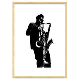 Rahsaan Roland Kirk Jazz Music Legend in Grayscale thumbnail