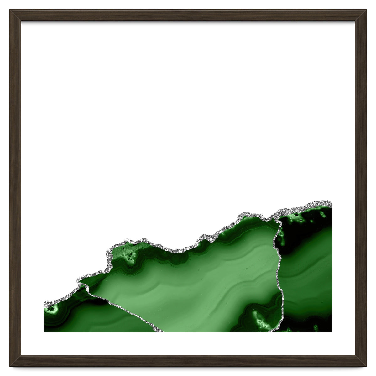 Green & Silver Agate Texture 09