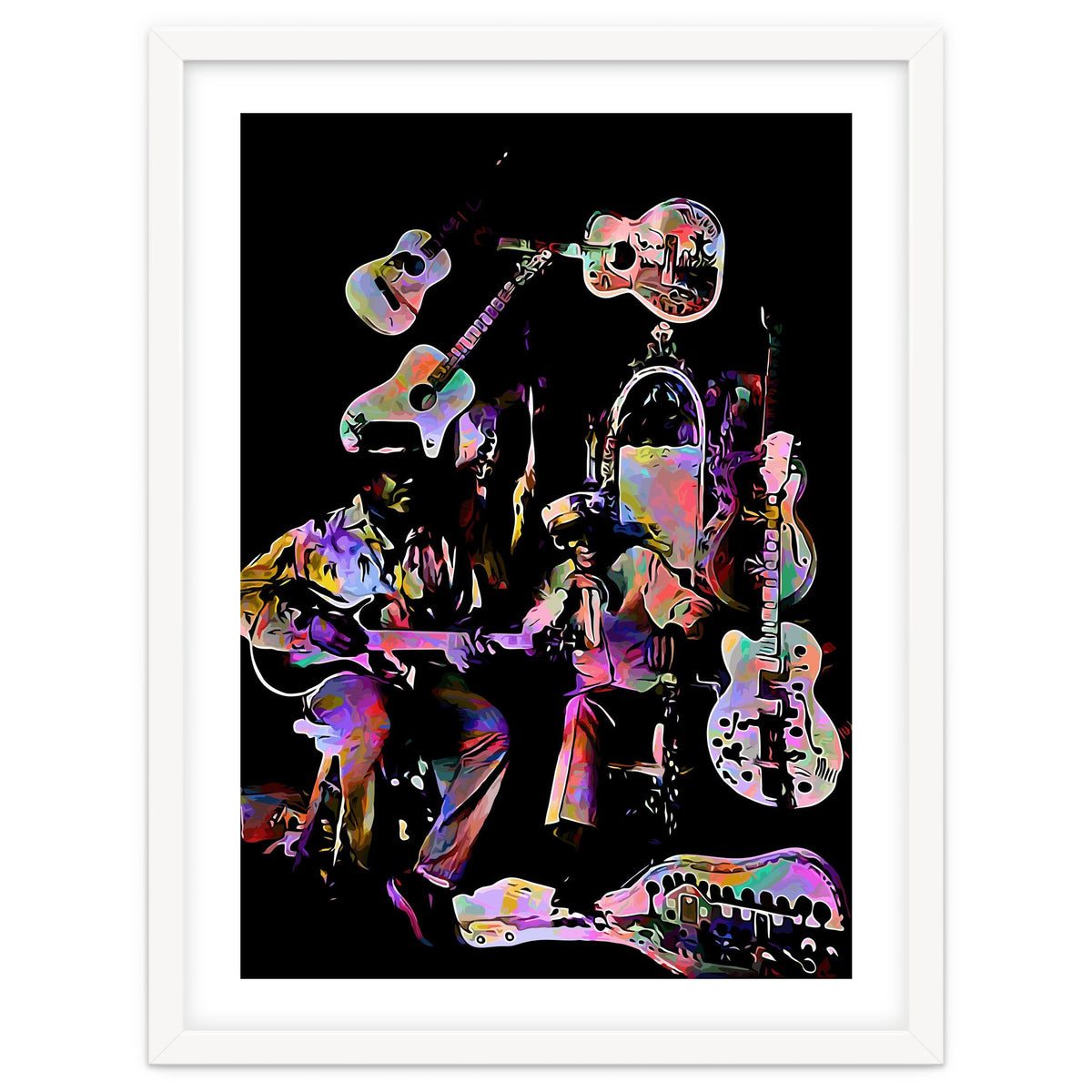 Cool John Ferguson And Captain Luke Blues Musician Legend Colorful