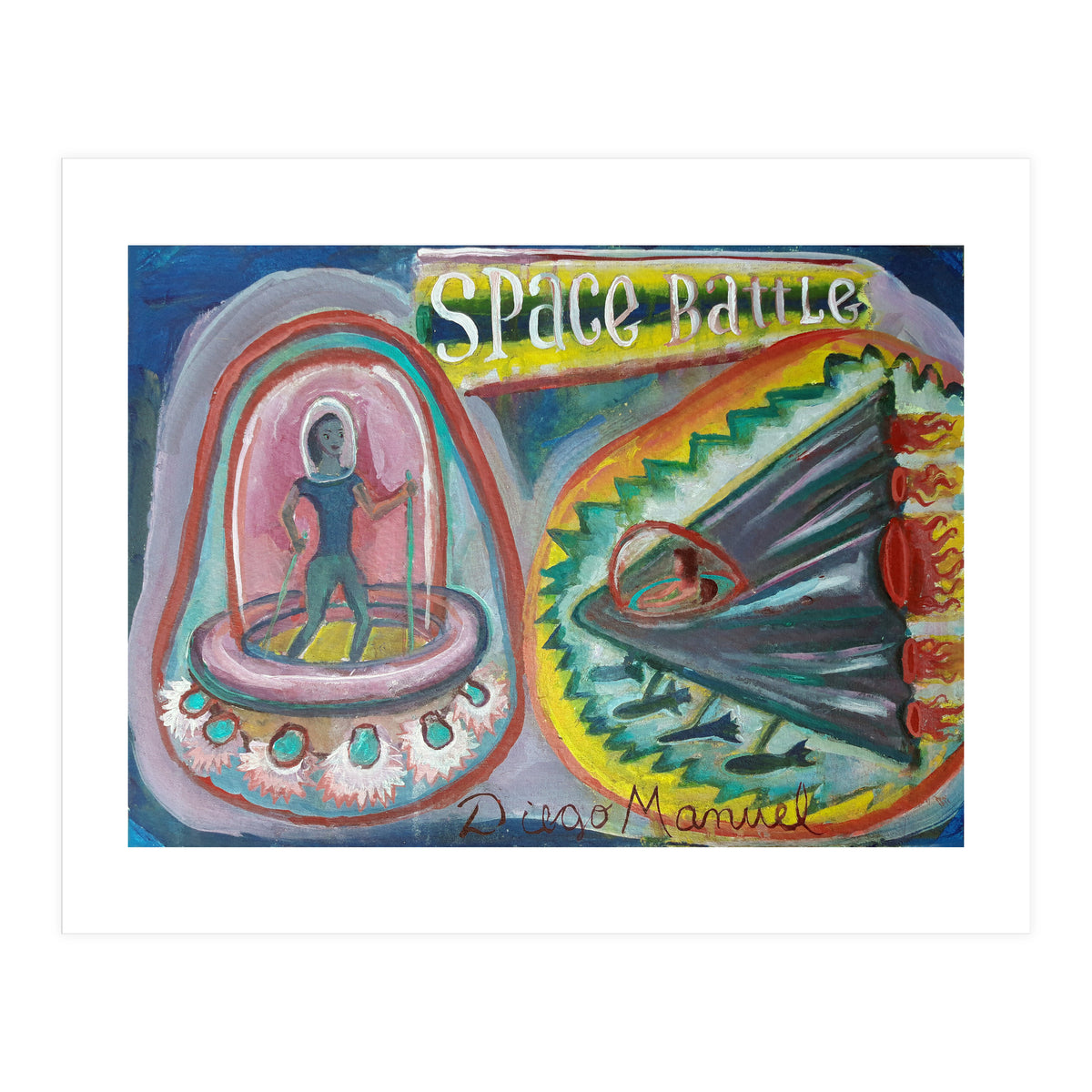 Space Battle (Print Only)