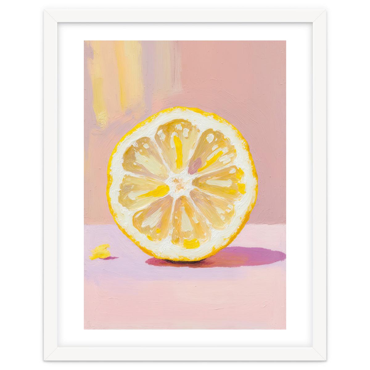 Lemon Slice – Modern Still Life Food