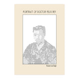 Portrait Of Doctor Felix Rey (ascii Art) (Print Only) thumbnail