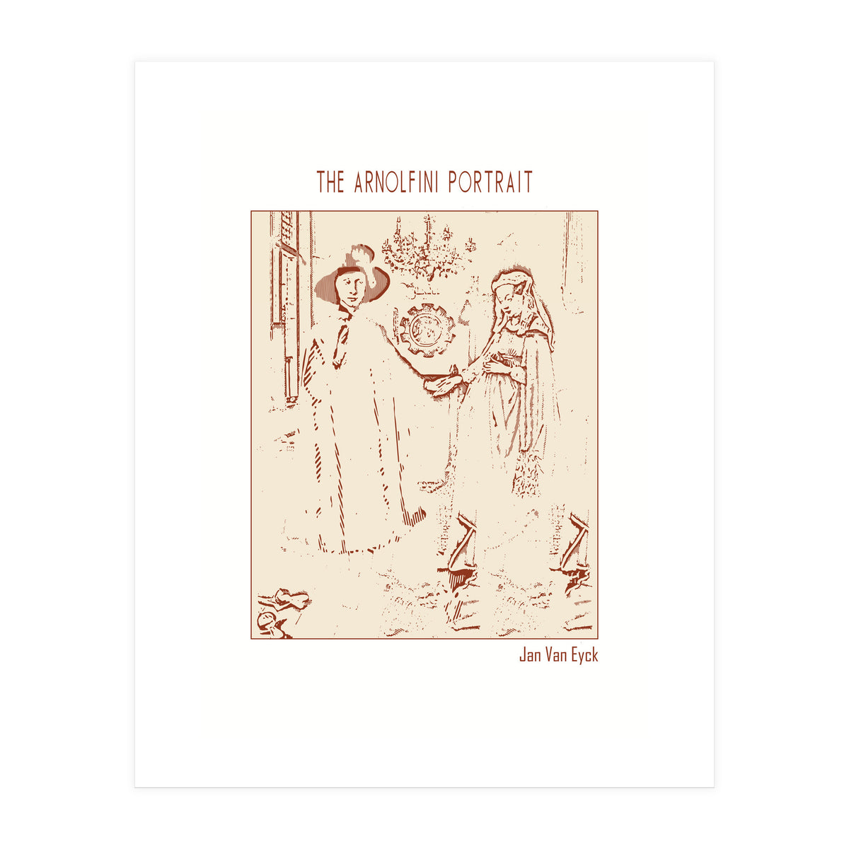 The Arnolfini Portrait  (Print Only)