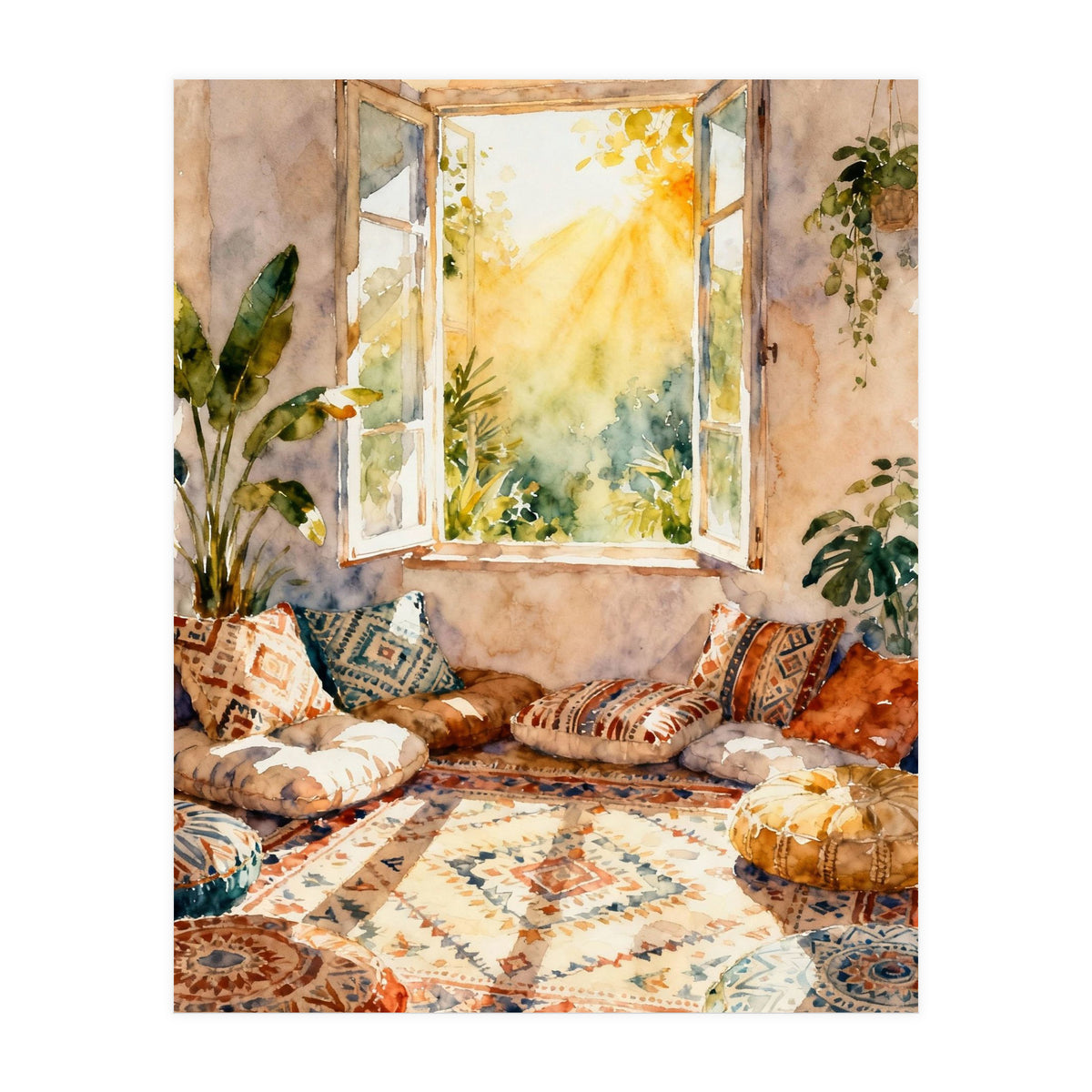 Matisse Inspired Livingroom (Print Only)