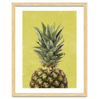 Pineapple Crown, Tropical Summer Fruit Art