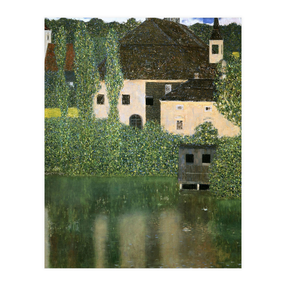 'Water Castle', 1908, Oil on canvas, 102,5 x 102 cm. (Print Only)
