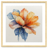 Ethereal Amber and Azure Bloom thumbnail
