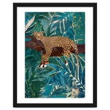 Leopard wearing shoes in the jungle thumbnail