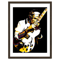 Keith Richards American Rock Guitarist in Pop Art