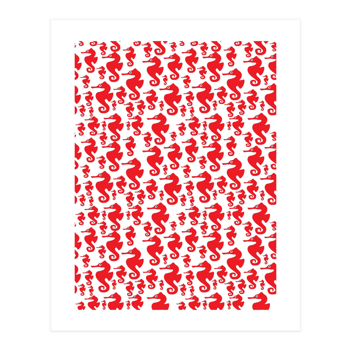 Seahorse pattern  (Print Only)