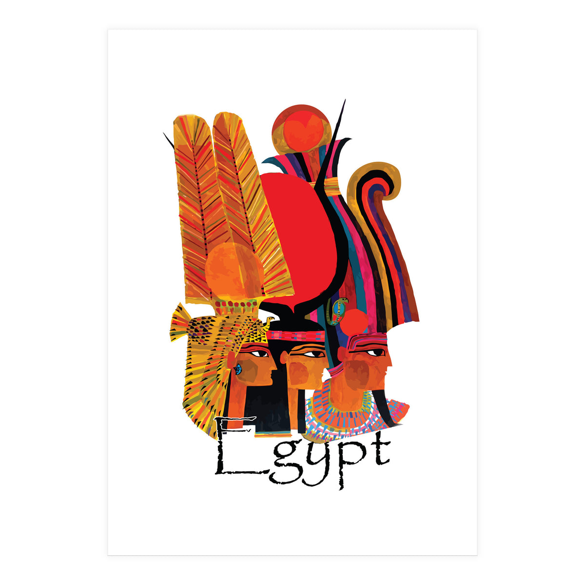 Egypt, Three Ladies (Print Only)