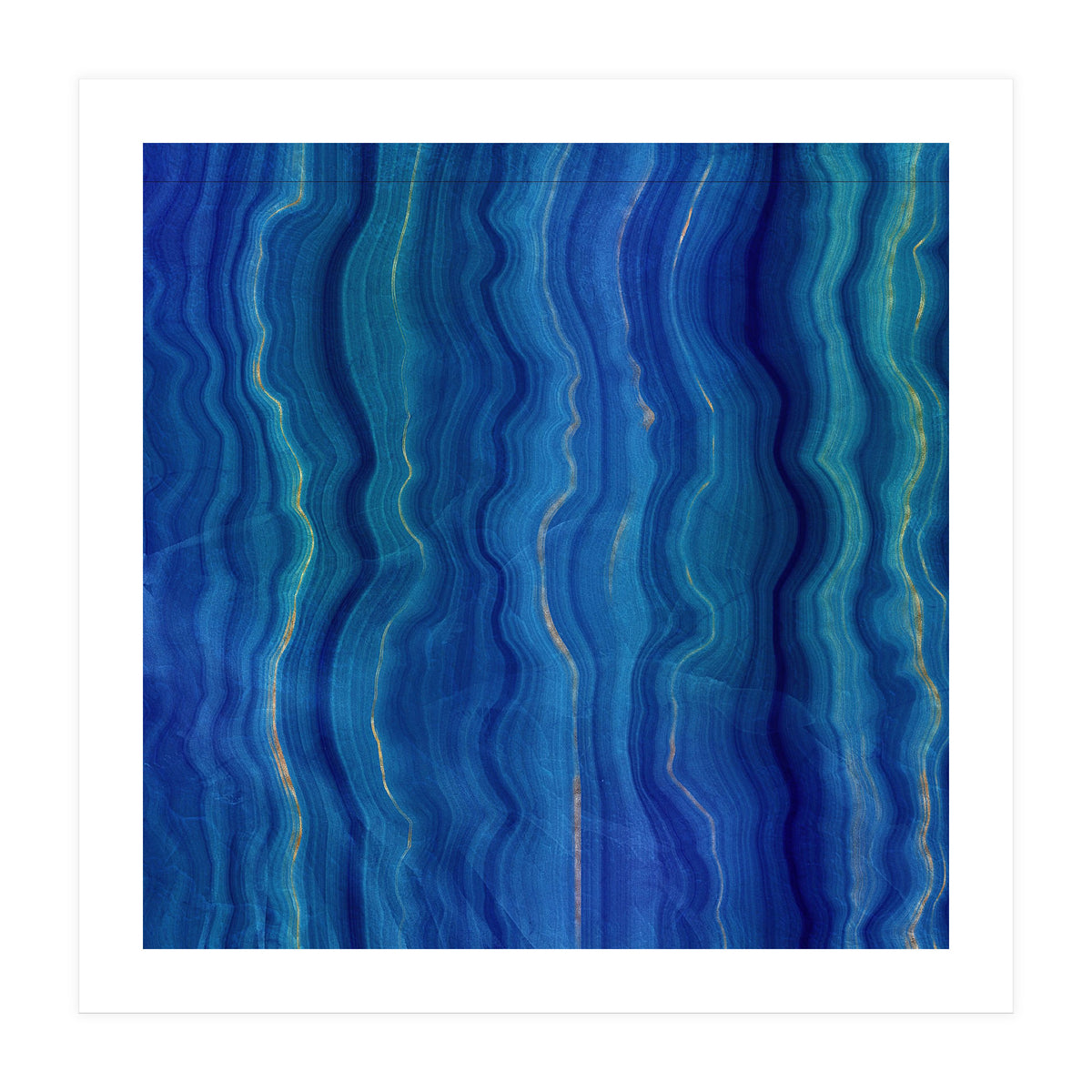 Blue Agate Texture 09 (Print Only)