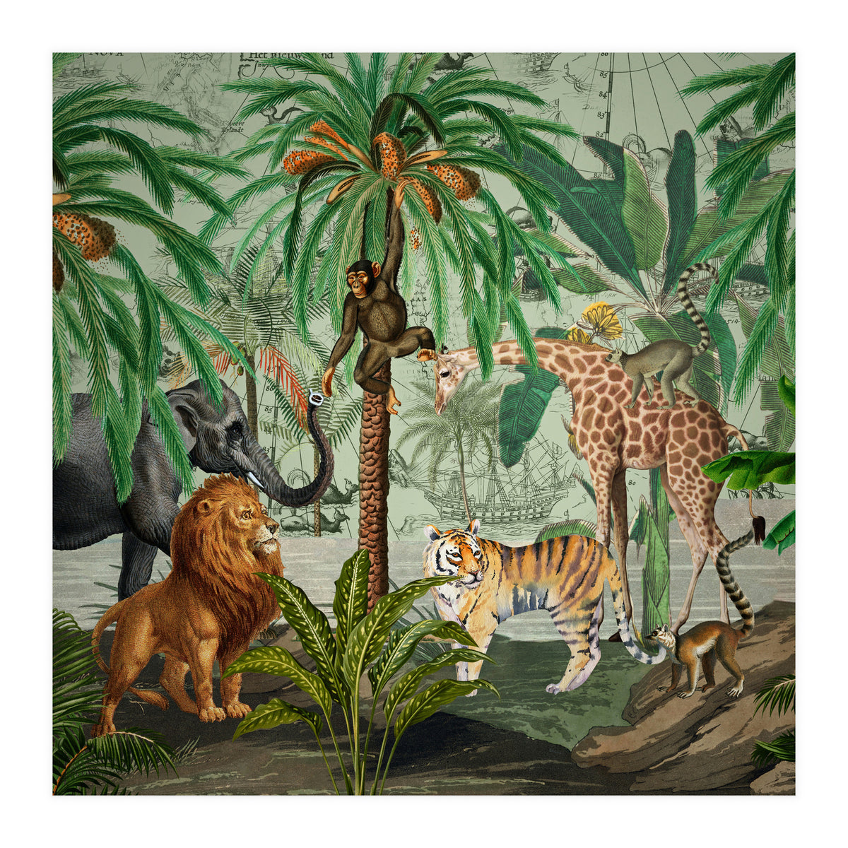 Vintage African Adventure (Print Only)