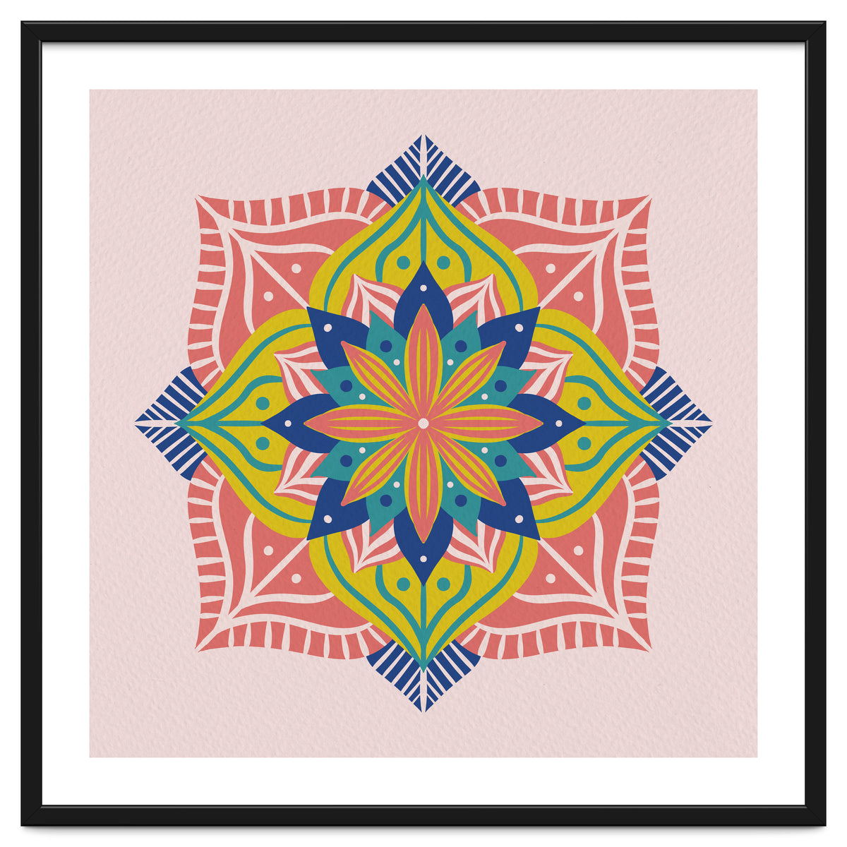 Colorful abstract mandala