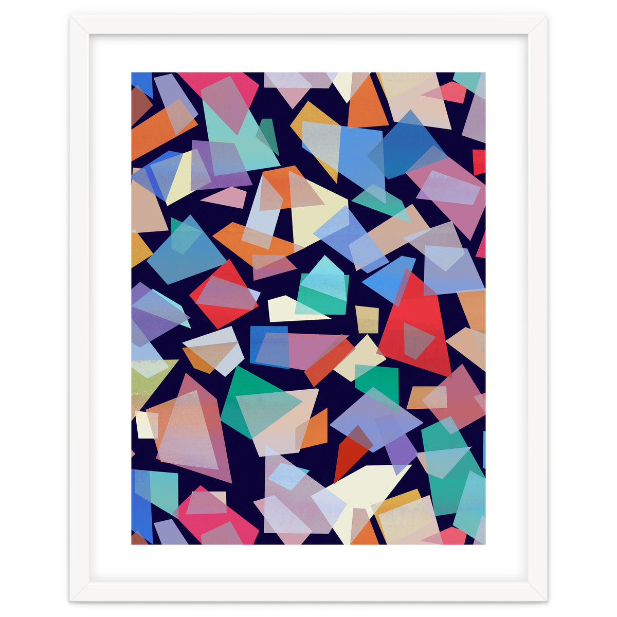 Geometric Squares Collage
