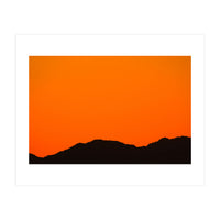 Sunset over the Mountains of Eilat I (Print Only)