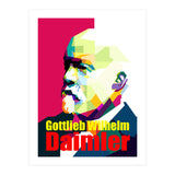 Gottlieb Daimler Pop Art WPAP (Print Only) thumbnail
