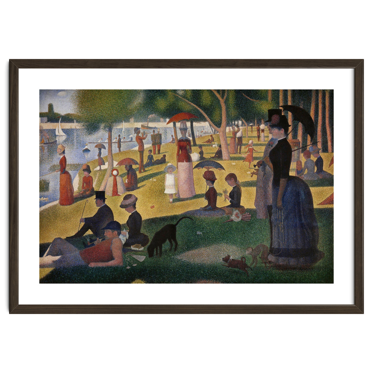 Georges Seurat / 'A Sunday Afternoon on the Island of La Grande Jatte', 1884-1886.