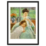 Young mother sewing, 1901 Canvas,92,4 x 73,7 cm. thumbnail