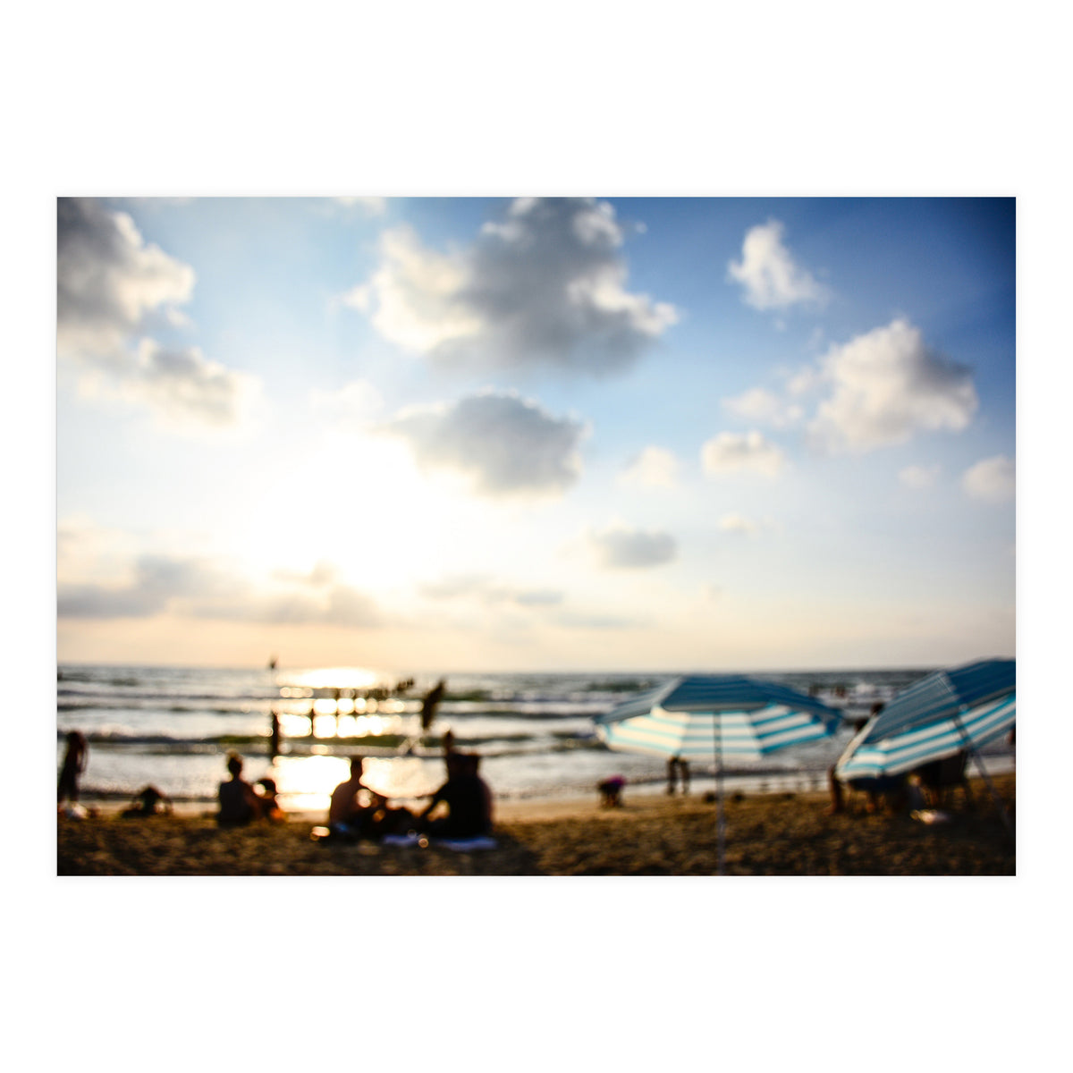 Late afternoon at the beach (Print Only)