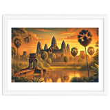 Vintage Cambodia, Angkor Wat Sunrise Poster thumbnail