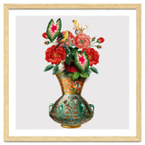 flower vase collage art thumbnail