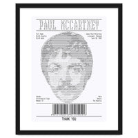 Receipt Art Paul Mc Cartney