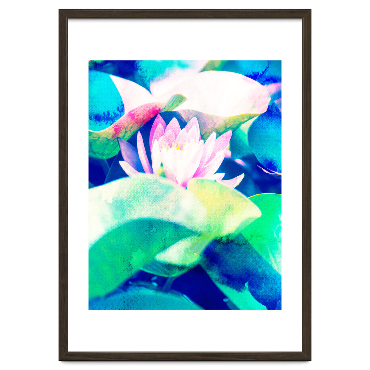 Watercolor Lotus