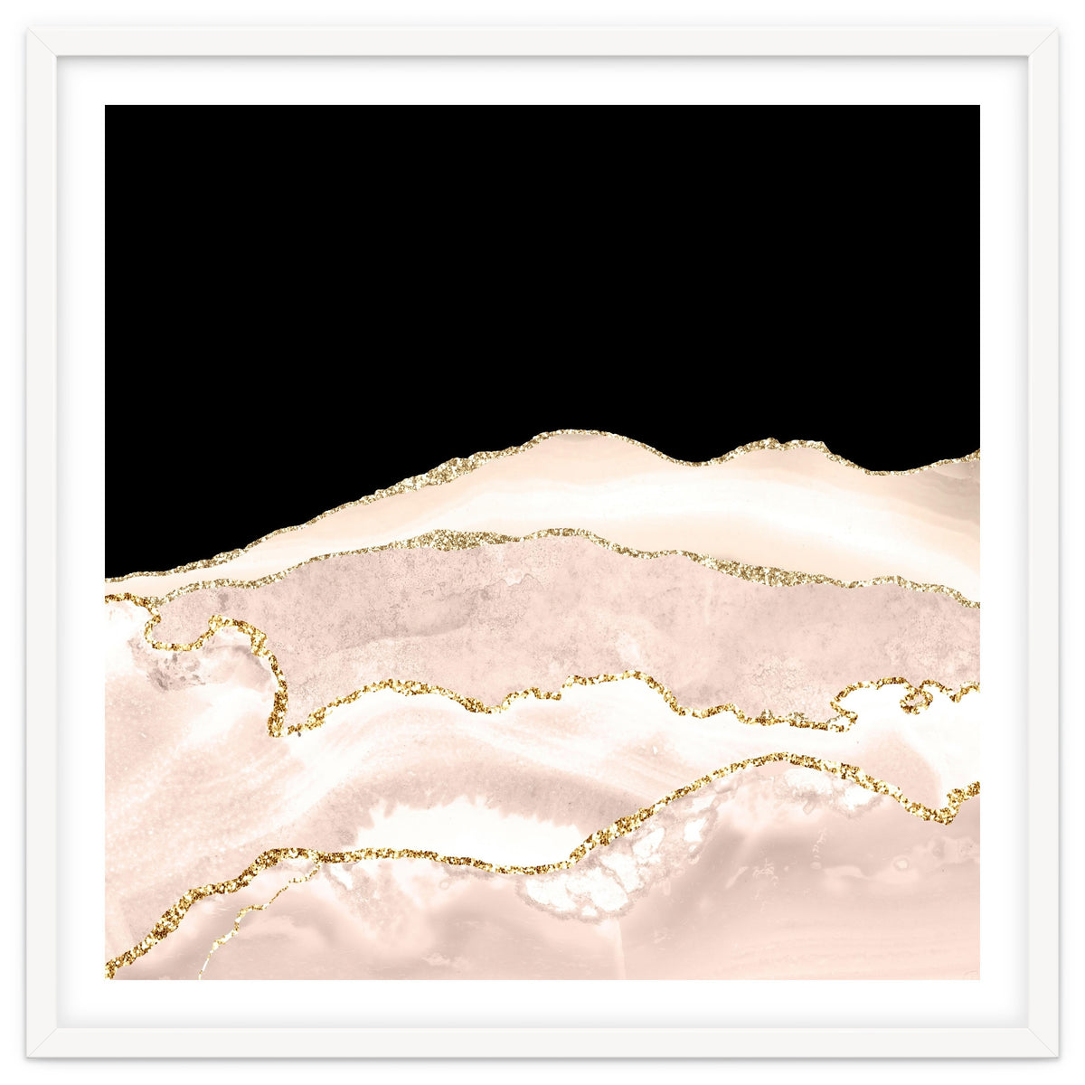 Ivory & Gold Agate Texture 03