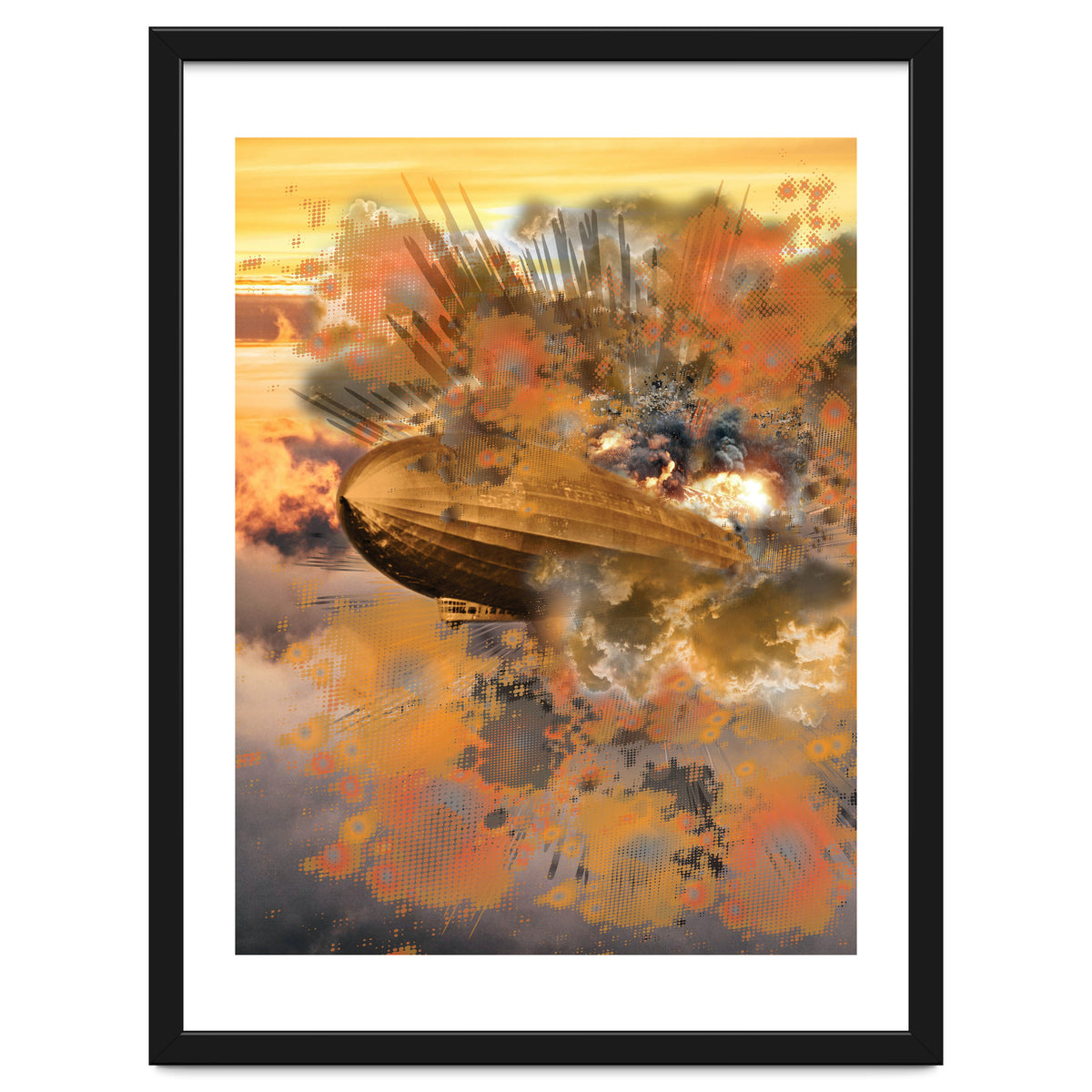 Zeppelin Balloon Explosion