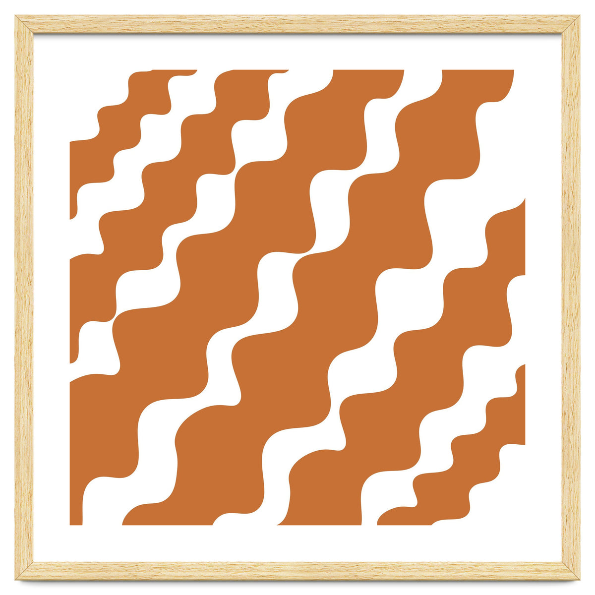 Brown Wavy Pattern
