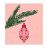 Christmas Globe with tree branch (Print Only) thumbnail