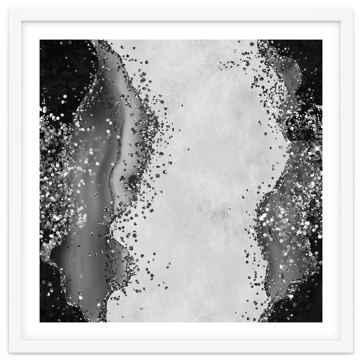 Black Glitter Agate Texture 01