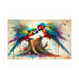 Tropical Macaw Pair (Print Only) thumbnail